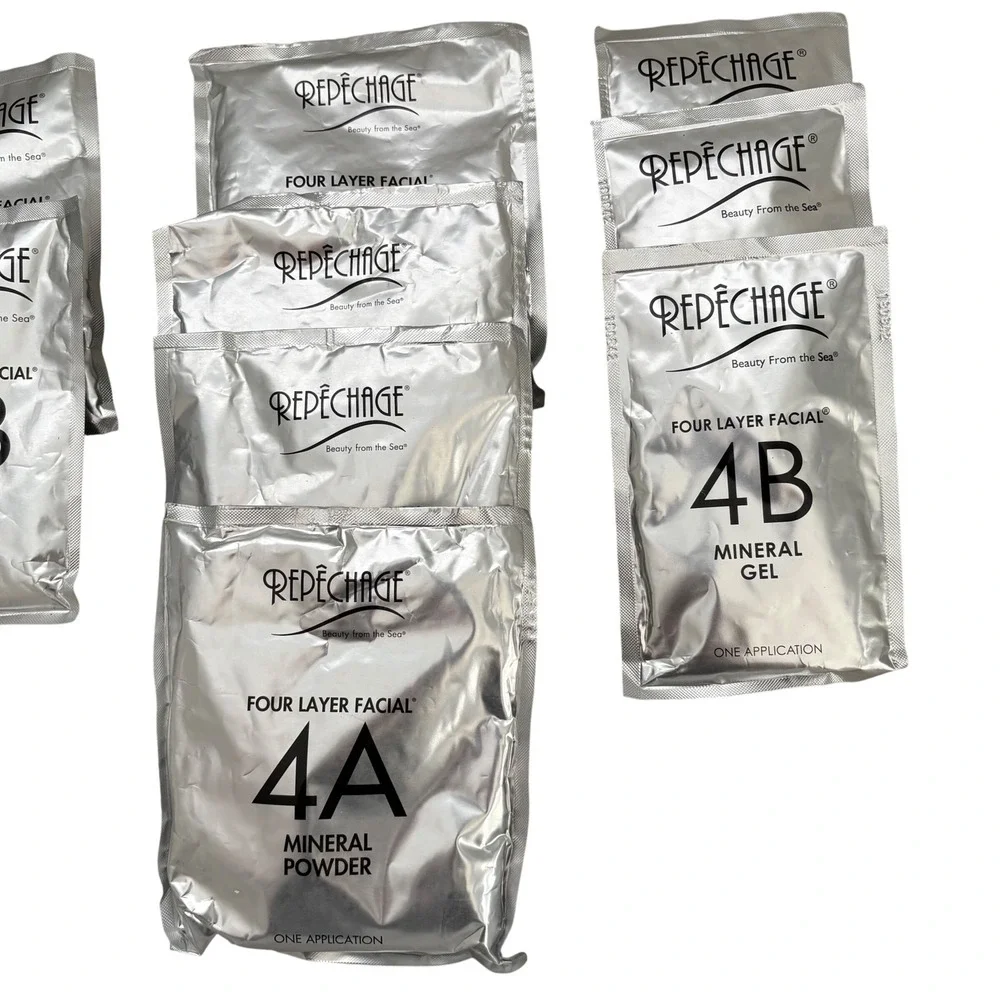 Repechage Four Layer Facial Seaweed & Mineral Mask Packets Professional Set 13pc